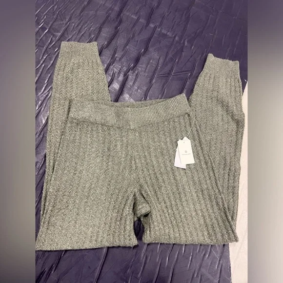 NWT Pink Rose XS Women’s green soft pants - Picture 2 of 5